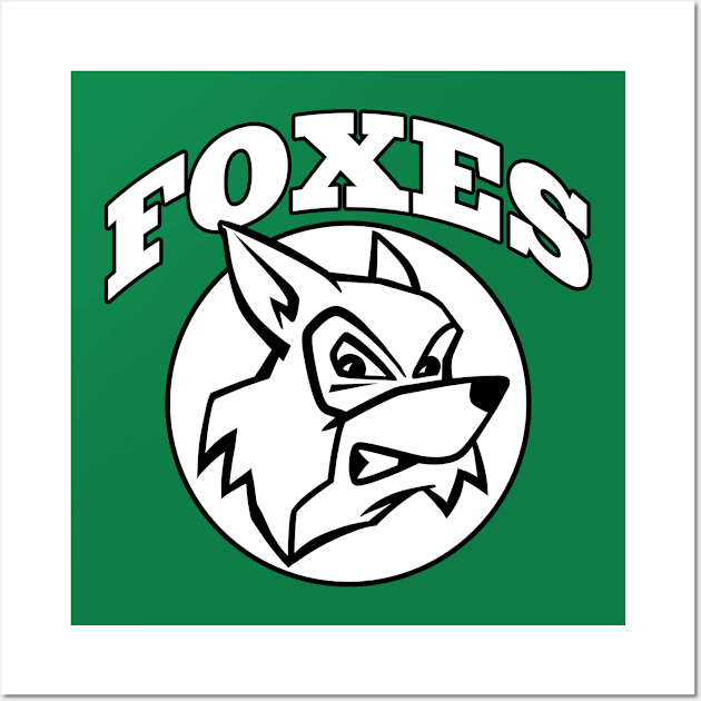 Fox Mascot Wall Art by Generic Mascots